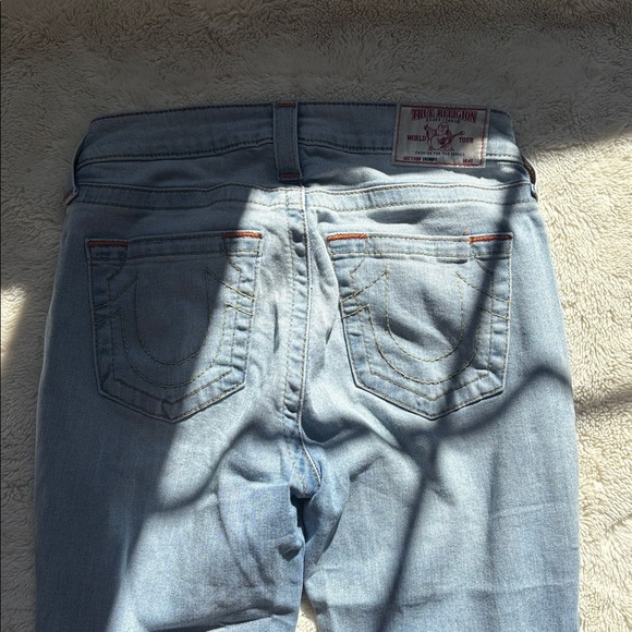 40 True Religion Curvy Skinny Jeans – Size 27 | Signature Horseshoe | Light Wash - Picture 9 of 10